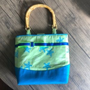 OOAK Lilly Pulitzer starlight fabric purse